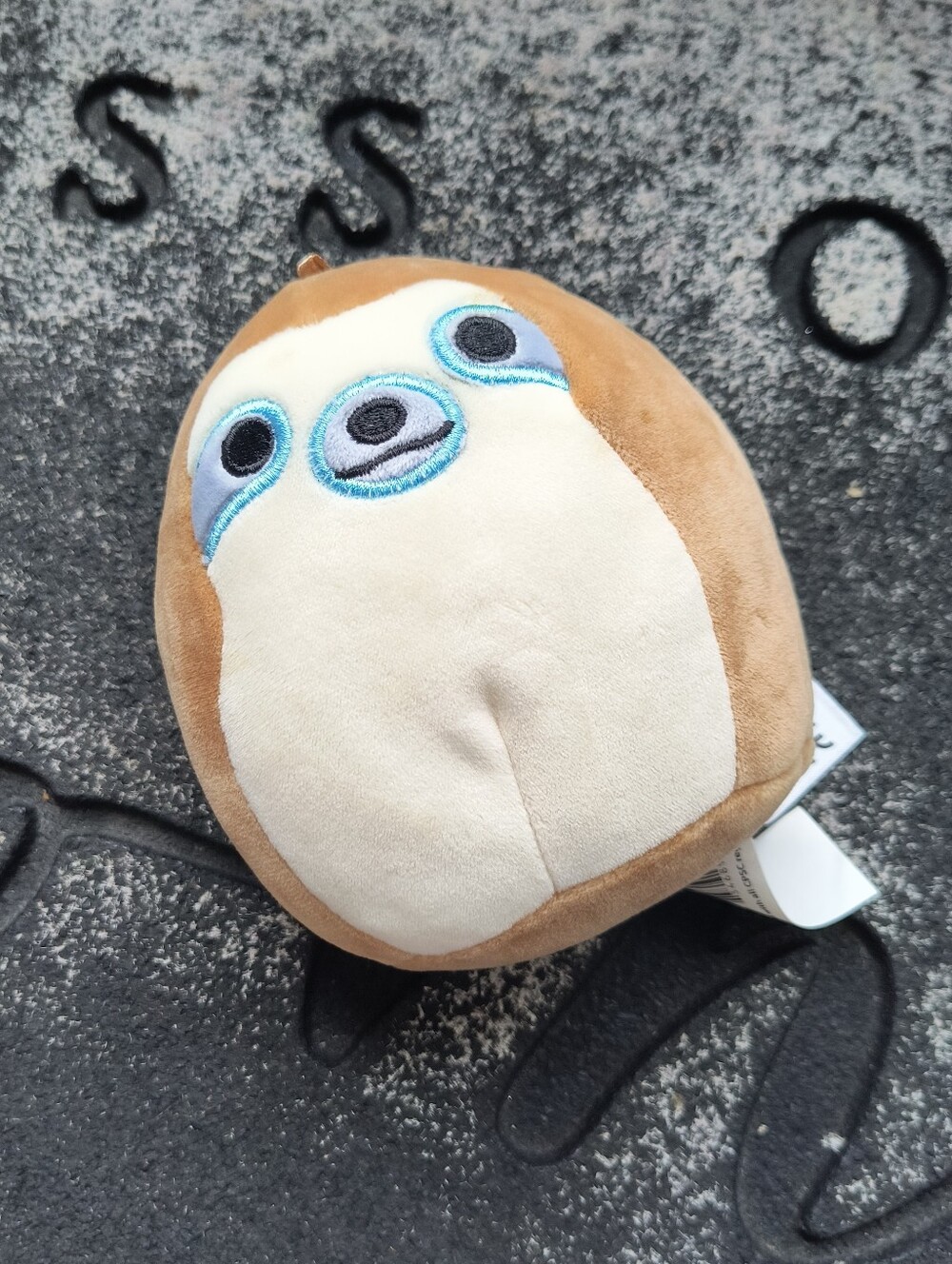 KellyToy Squishmallows Simon the Brown Sloth Squeak 5" Plush Stuffed Animal Toy